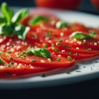 Découvrez la recette irrésistible du Carpaccio de Tomates !